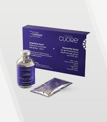 3 Three Exosome System Piel Grasa Acné